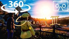 VR 360° Shenmue 3 | Relaxing Scenic Walk with Shenhua | Start of game