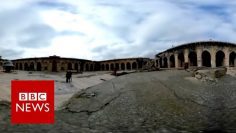 Whats left of Aleppos Great Mosque? (360 视频) 英国广播公司的新闻