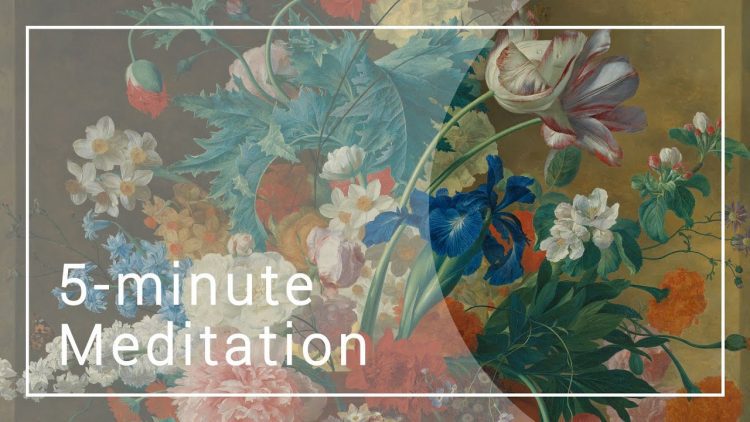 5-minute meditation: Van Huysums Flowers in a Terracotta Vase | National Gallery