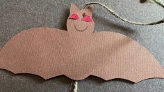 Bat Making Art Activity for Kids