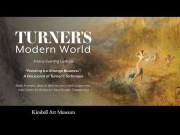 Painting is a Strange Business: A Discussion of Turners Technique