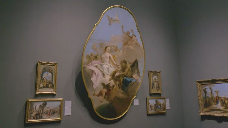 Why is this painting an odd shape? | 10-minute talk: Tiepolos Allegory with Venus and Time