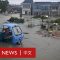 「煙花」颱風襲上海浙江，寧波市部份地區被洪水淹沒－ BBC News 中文