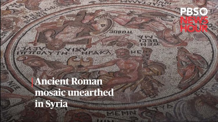 WATCH: Ancient Roman mosaic unearthed in Syria | #短裤