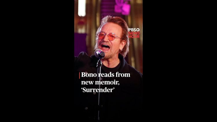 WATCH: Bono reads from his new memoir, Surrender | #shorts