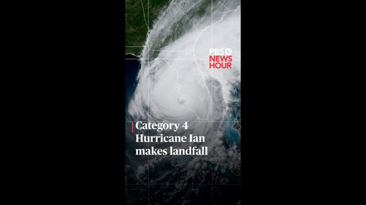 WATCH: Category 4 Hurricane Ian makes landfall #shorts