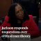 WATCH: Jackson responds to questions over critical race theory #shorts