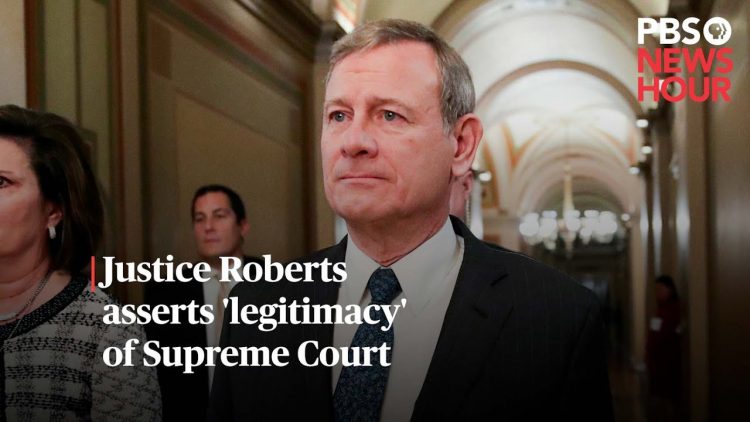 WATCH: Justice Roberts asserts legitimacy of Supreme Court | #短裤