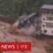 中國多地遭遇暴雨天氣 洪水沖毀民居農田－ BBC News 中文