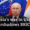 Putin speaks to BRICS group in video message on 2nd meeting day | DW News