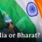 Is India changing its name to Bharat? | DW News